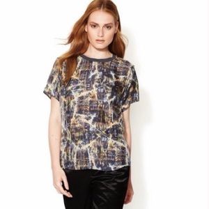 Theyskens’ Theory Bannu Iflash Silk Tee